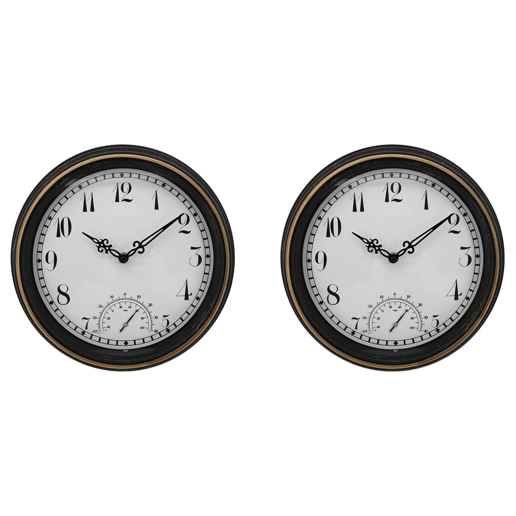 Horloge extérieure étanche IP44 pour sublimer la décoration de votre jardin vintage