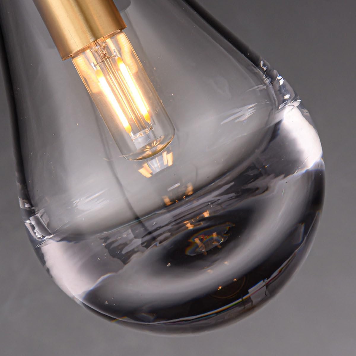 Nowoczesna, prosta lampa wisząca do wnętrz, miedź i szkło, lampa wisząca, luksusowa lampa nad głową łóżka, odpowiednia do kuchni, wyspy, jadalni