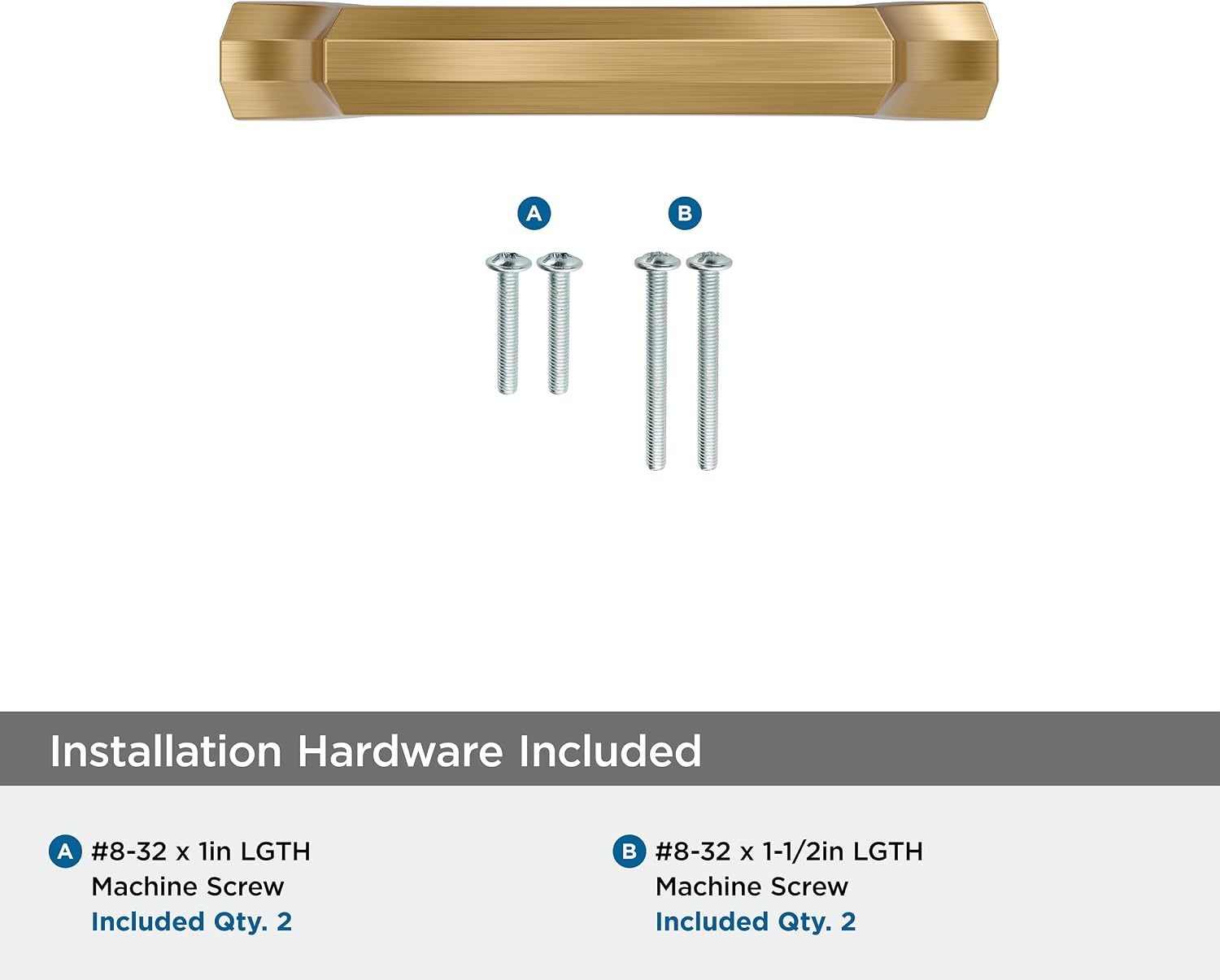 Amerock Bellamy 3 inch (76mm) Center-to-Center Champagne Bronze Cabinet Pull, BP36710CZ