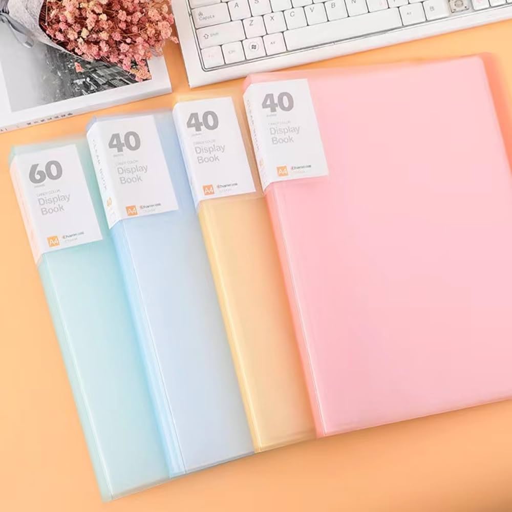 大特価!超薄型クリアファイル　20冊　学校　お子様の作品保存　まとめ買い相談 Amazon.co.jp: ファイル A4クリアブック クリアファイル