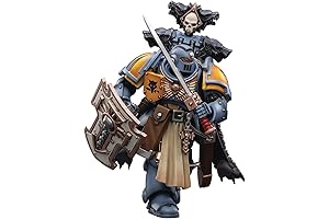 HUAXI DARK SOURCE(HAINAN)TECH JOYTOY WH 40K PRIMARIS SPACE WOLVES BLADEGUARD VETS 1/18 FIG