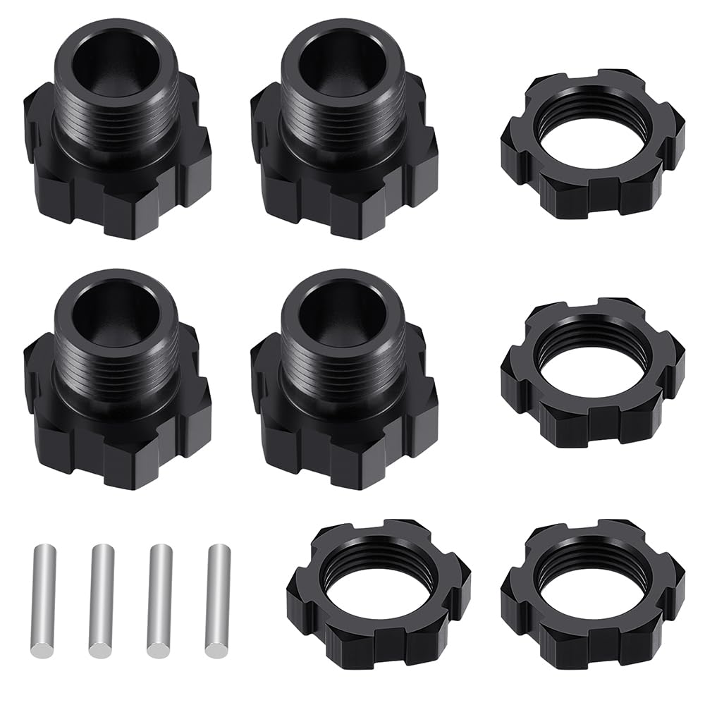MOHERO 4Pcs RC Wheel Hex Hubs Adapter for 1/8 Kraton 6S EXB RC Car Truck Upgrade Parts