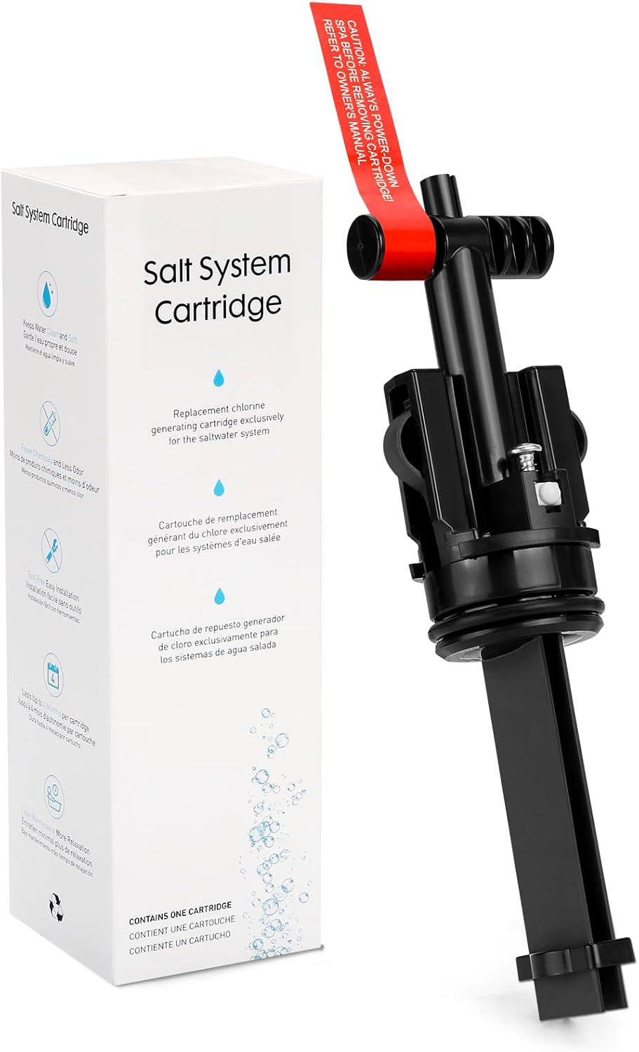 Salt System Cartridge Compatible with Hot Spring Highlife, Limelight, and Caldera Series Spas & Hot Tubs (Pack of 1)