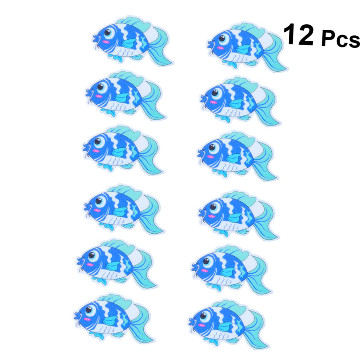 36piezas Pegatinas Antideslizantes De Peces para Baño Decorativas De Peva Adherentes y Resistentes Prevención De Caídas Bañeras y Duchas para Hogar y Hoteles