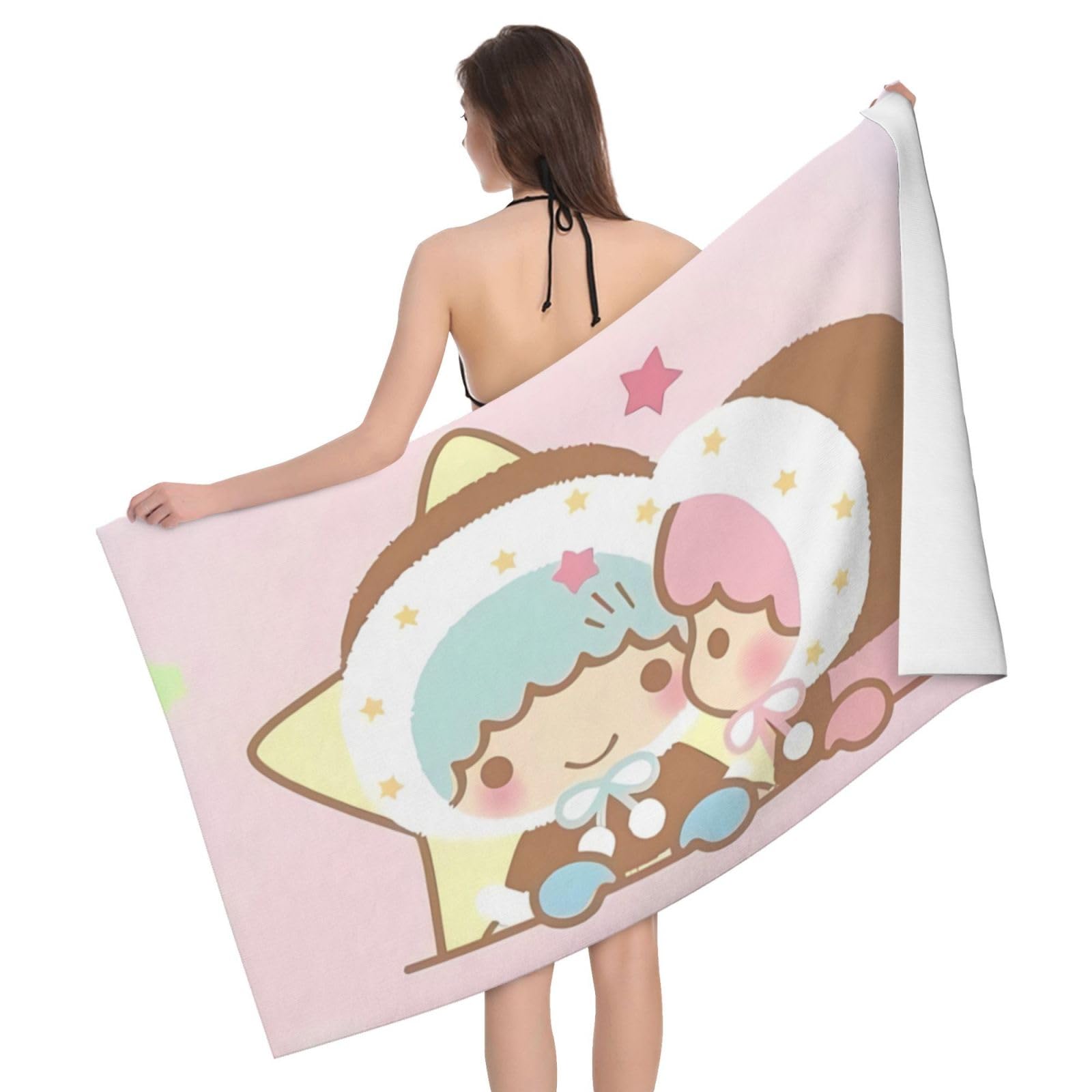 Amazon｜リトルツインスターズ キキララ バスタオル マイクロ