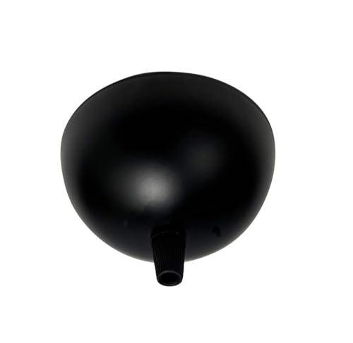 Pavillon cache-fils métal rond noir diam.100mm, serre câble inclus, garantie 5 ans - Tibelec