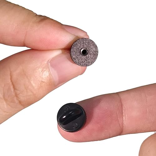 Miniatura 4 de 100 piezas de pasadores de goma PVC, pasadores de goma para solapa para reemplazar insignias de uniforme (negro)