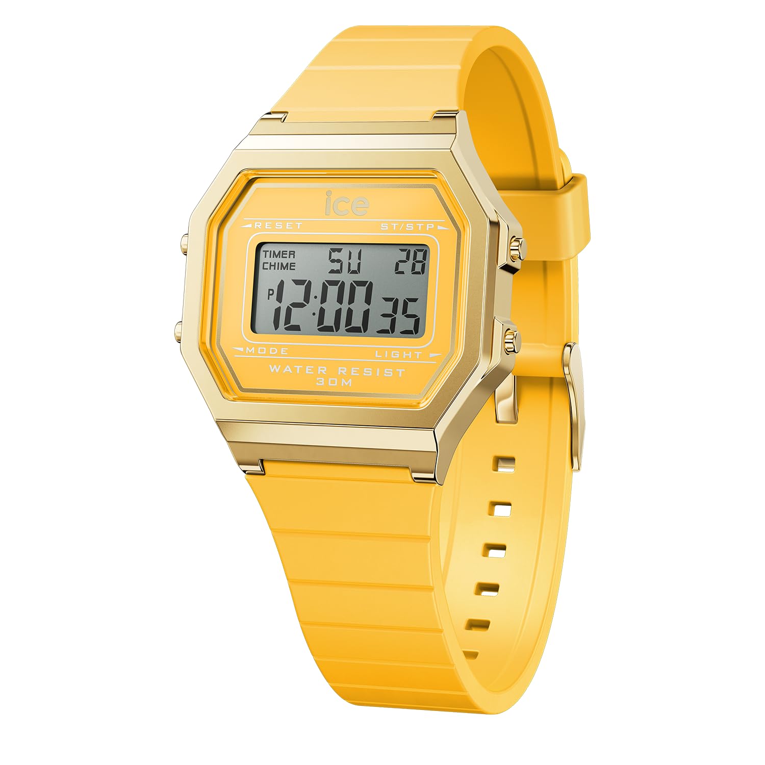 Ice Play Unisex Yellow Watches, One Size, Synthetic Digital Watch
