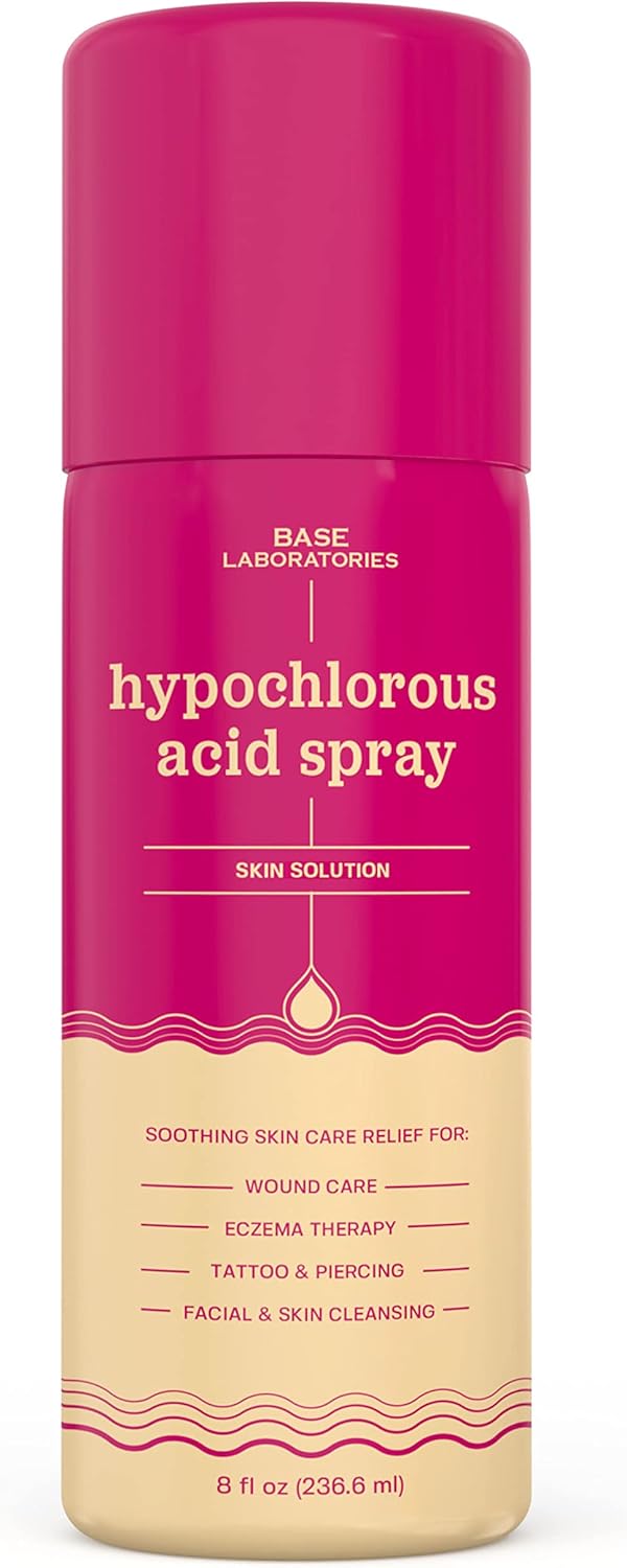 Base Labs Hypochlorous Acid Spray Skin Solution for Wounds Wound