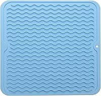 Vista 28 de MicoYang Tapete de Silicona para Secado de Platos para Múltiples Usos, Fácil de Limpiar, Ecológico, Tapete de Silicona Resistente al Calor