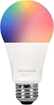 Sylvania Smart+ Bluetooth A19 Entièrement réglable en couleur 60W Ampoule Blanc Dimmable pour Alexa, Apple HomeKit et assistant Google - 1 Boîte (75627)