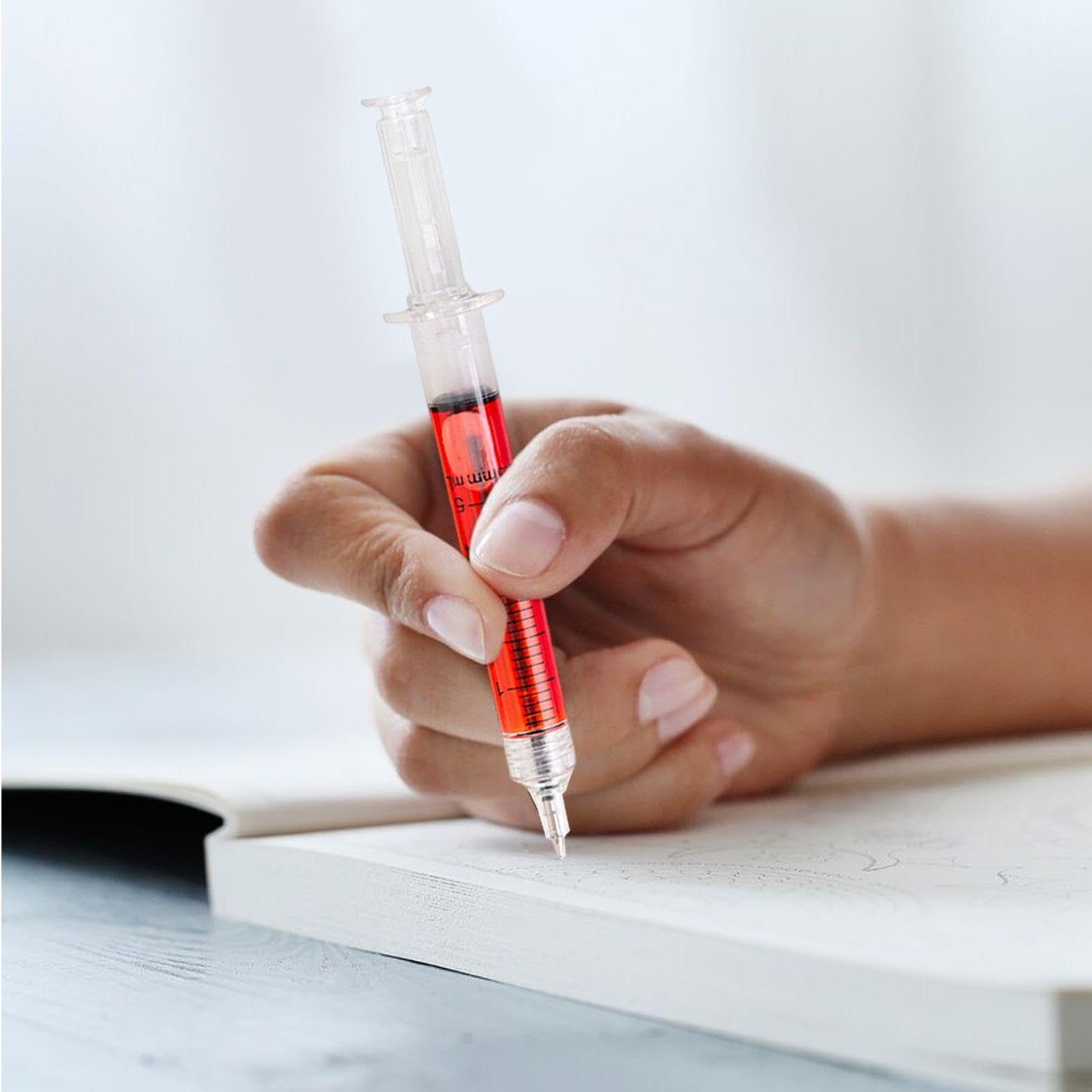 2023 Nuova penna a siringa Penna per infermiera Penna a sfera medica Gioco medico immaginario, materiale scolastico