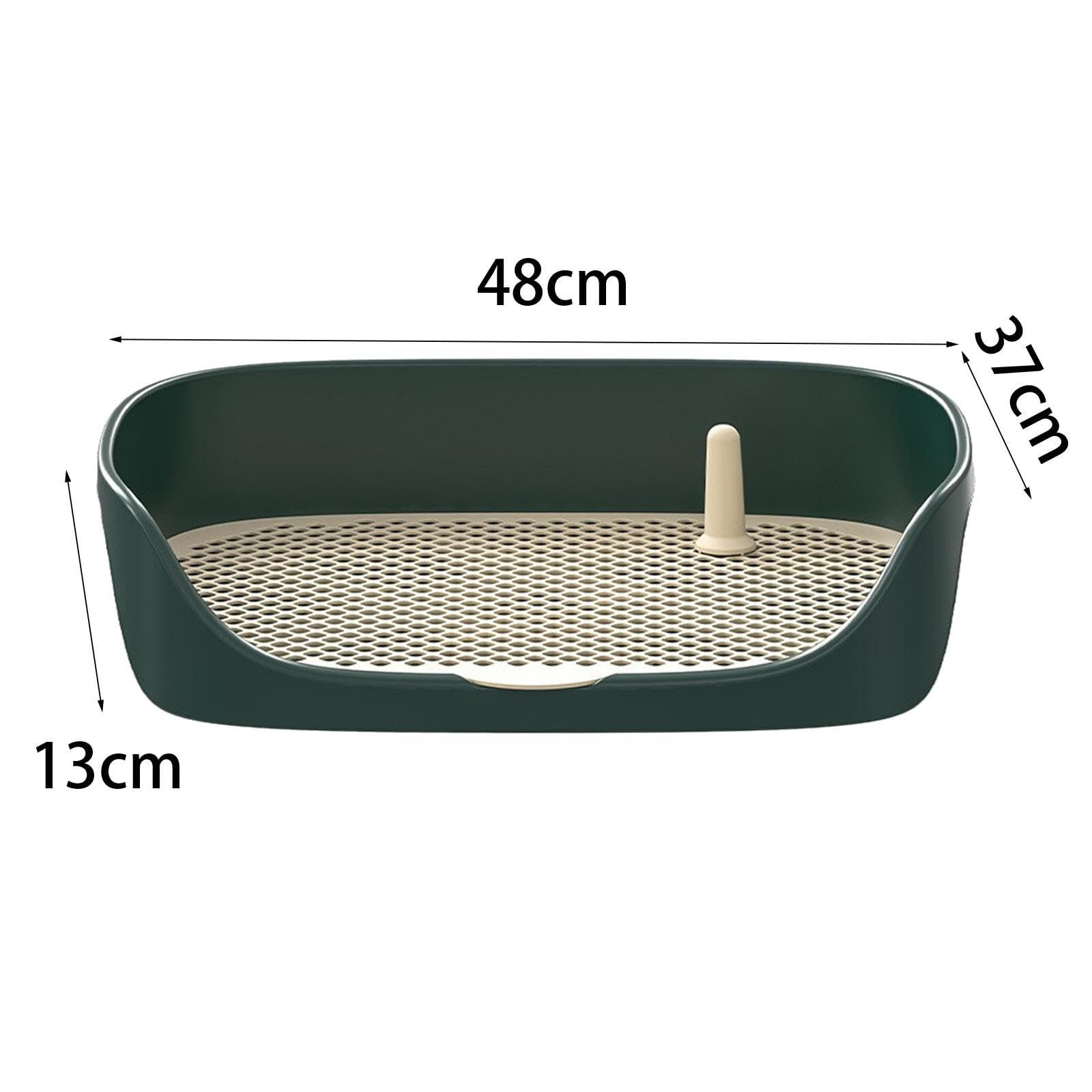 Bandeja de Entrenamiento para Orinal para Cachorros, Inodoro para Perros, Mantiene Las Patas Secas Y Los Pisos Limpios, Caja de Arena, Rincón de Entre, Verde l