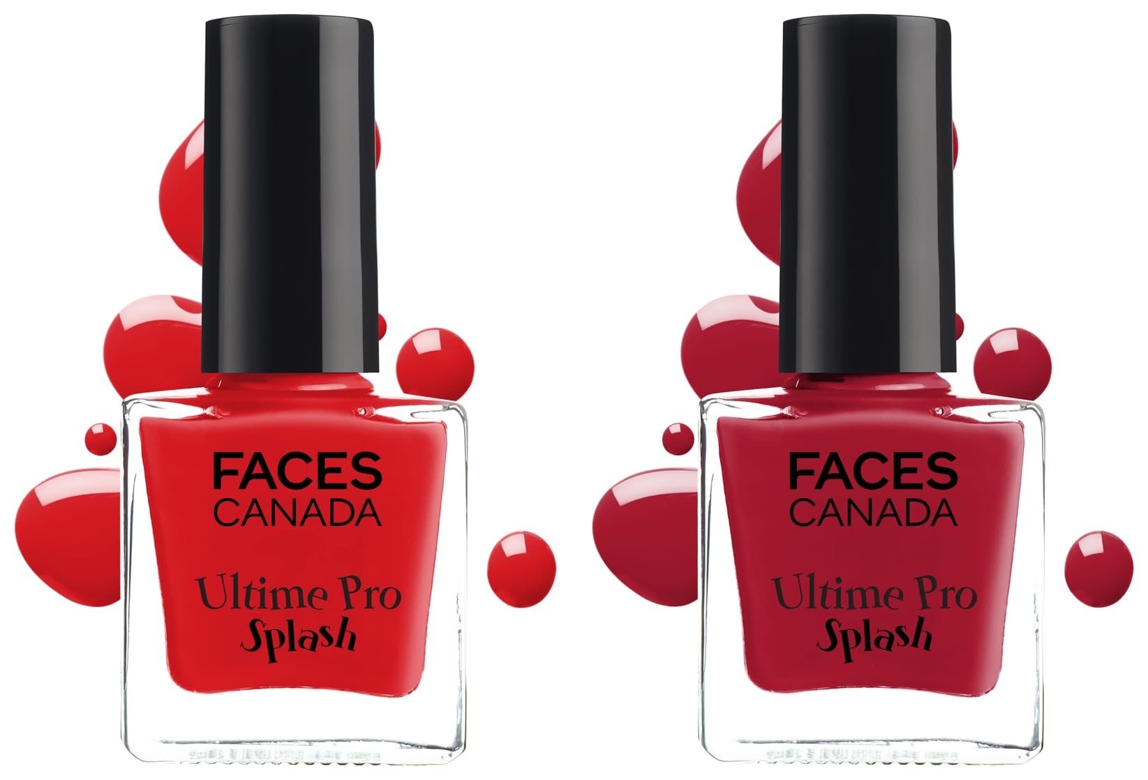FACESCANADA Splash Glossy Finish Nail Enamel, Royal Ruby 24, 8 Ml & Faces Splash Glossy Nail Enamel, Hot Paprika 63, 8 Ml-picture-44