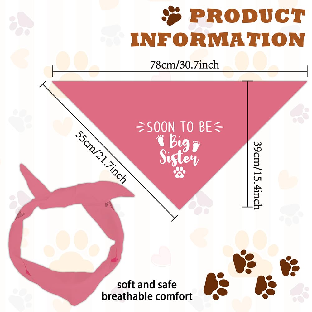 arricraft 1 Peach Unbleached Cotton Adjustable Triangle Dog Bandana - Image 2