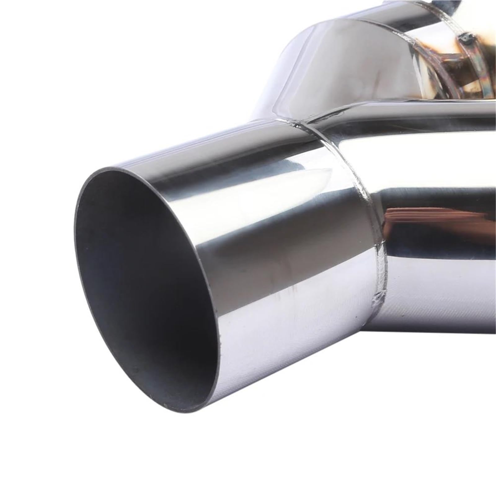 Punta De Silenciador De Tubo Escape Coche Entrada Universal 63mm Y 76mm