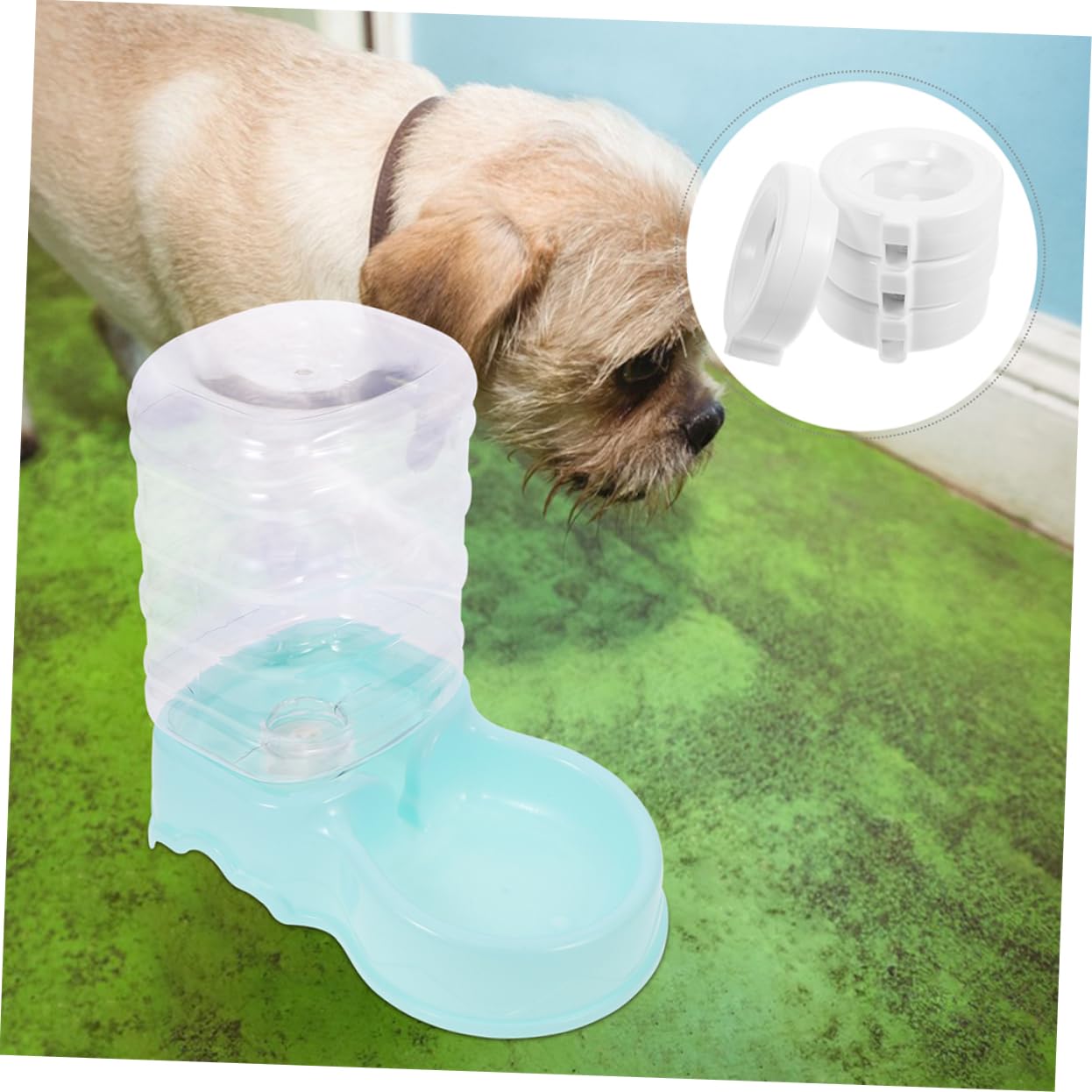 WOONEKY 8stücke Katzenbrunnen Filter Für Automatische Wasserspender Kompatibel Mit Langsam Installieren Effiziente Wasserfiltration Für Haustiere Material Stark Und Stabil