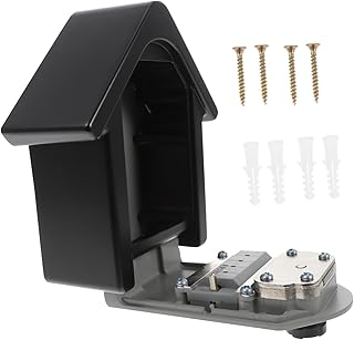 Tofficu 4 Password Key Box Key Holder Lock Box Wall Mount Lock Box Wall Mounted Safe Key Hider Outdoor Key Lock Anti Key Box Key Lock Box for Wall Combination Lock Box House Key Lock Box