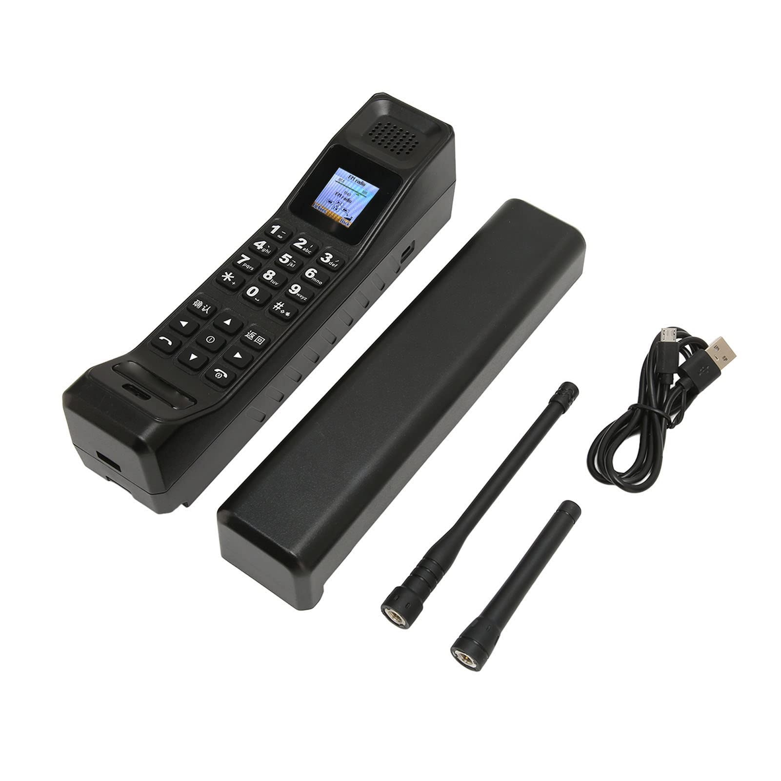 Teléfono Celular Retro Antiguo para Personas Mayores, Teléfono de los Años 90, Botón Grande y Gran Volumen, con Pantalla HD de 1,4 Pulgadas, Compatible con Reproductor de Música