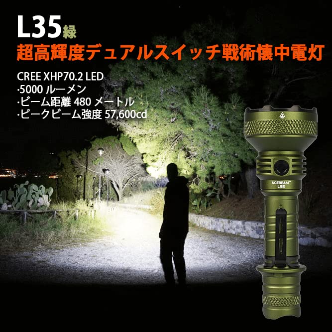 ※最終値下　ACEBEAMエースビーム T35 タクティカルフラッシュライト 71w4dq4S68L._UF894,1000_QL80_.jpg