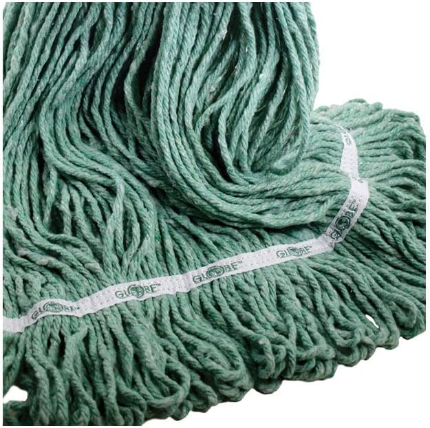 Syn-Pro® Synthetic 5 Inch Wide Band Wet Green Looped End Mop - 24 Oz / Green