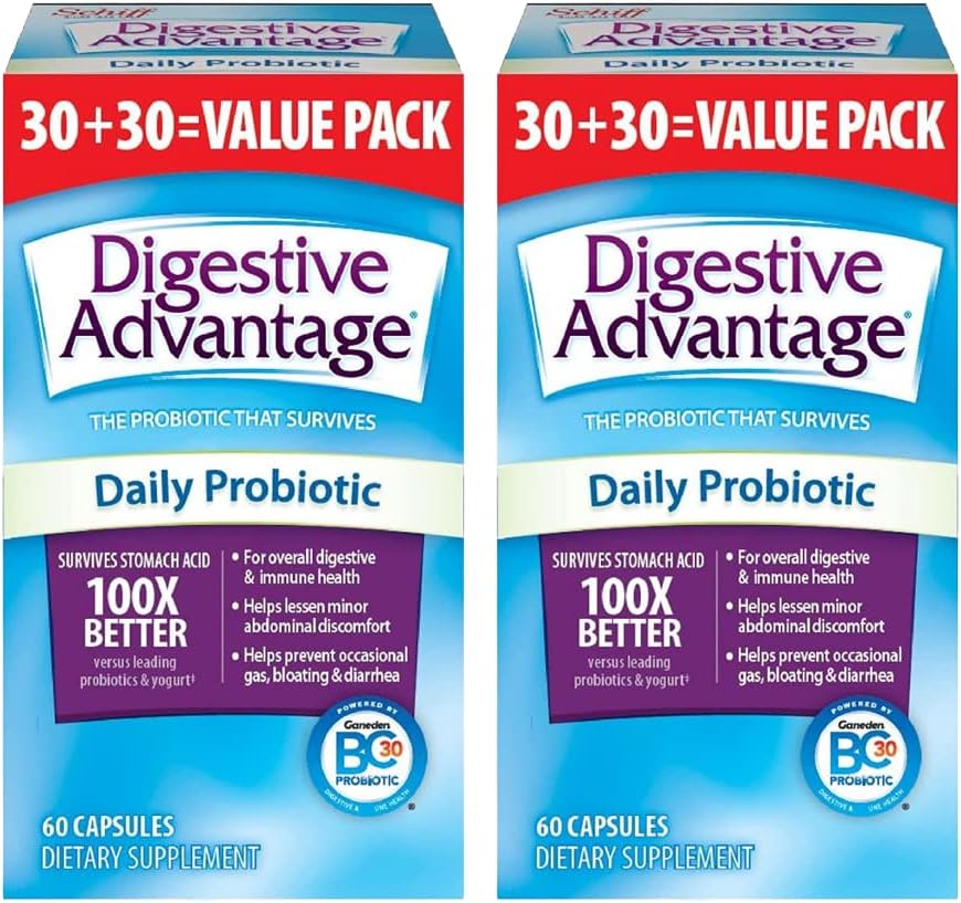 Digestive Advantage Daily Probiotic Supplement Promotes Digestive and Immune