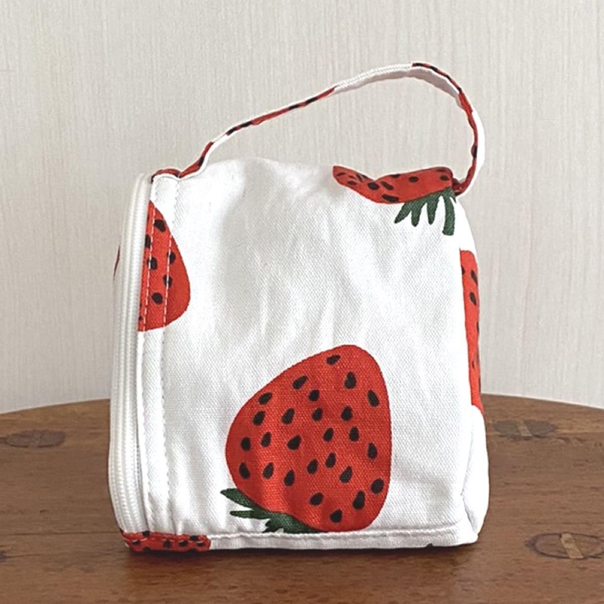 保冷保温お弁当袋ハンドメイドランチバッグ(H10)