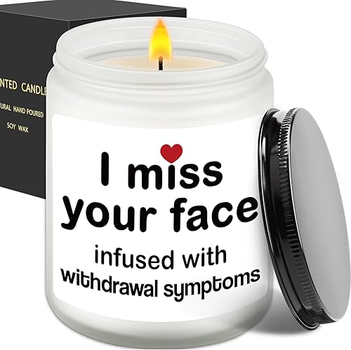 Regalos para mujeres, regalo pensando en ti, regalos para amigos, regalos de cumpleaños para ella él, vela de la amistad, regalo del día de San