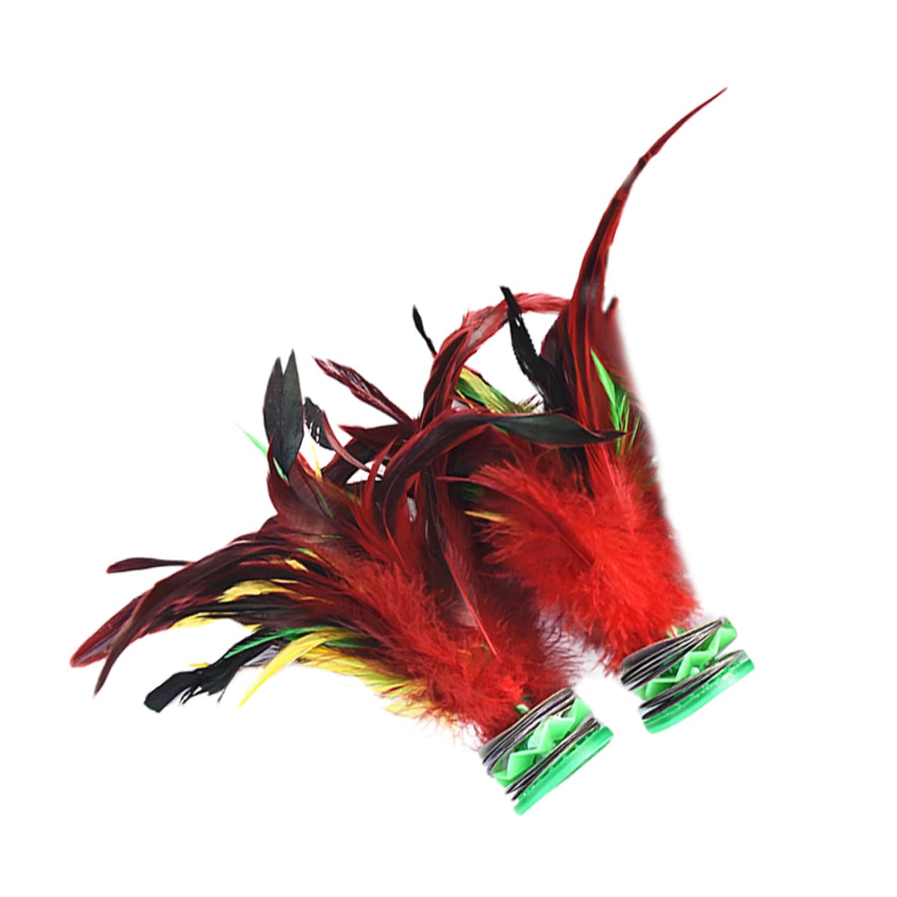 BESPORTBLE 2Pcs Sports Shuttlecocks for Foot Exercise Game Traditional Chinese Jianzi Fun for Adults Drop Resistant Outdoor Activity