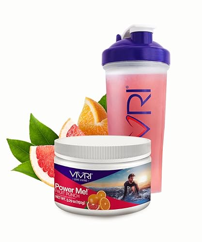Miniatura 2 de VIVRI Power Me Sabor a ponche de frutas 30 porciones té verde guaraná yerba mate complejo B y endulzado naturalmente