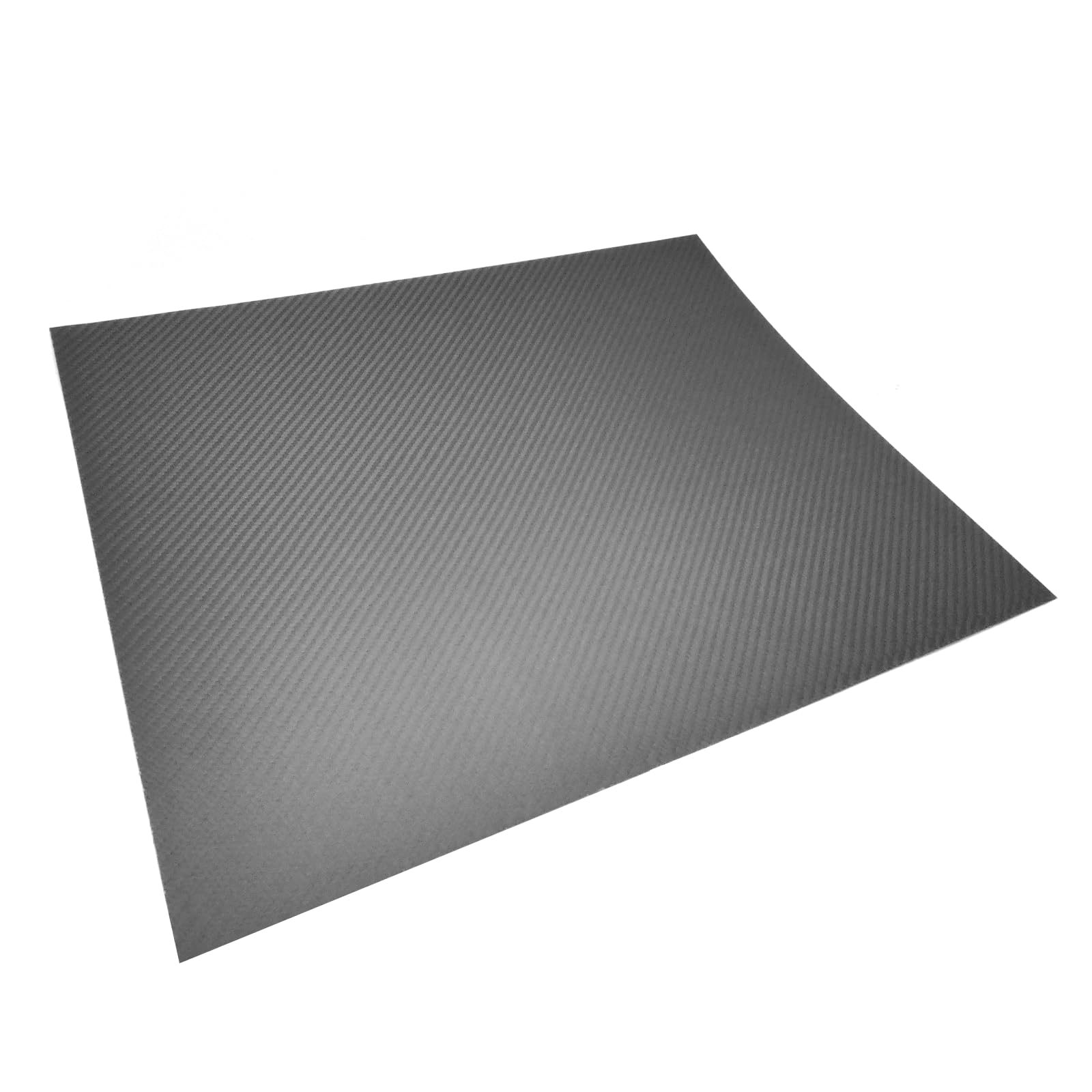 Panel de chapa de fibra de carbono real 3K de 500 x 400 x 0,3 mm (tejido de sarga/acabado mate)