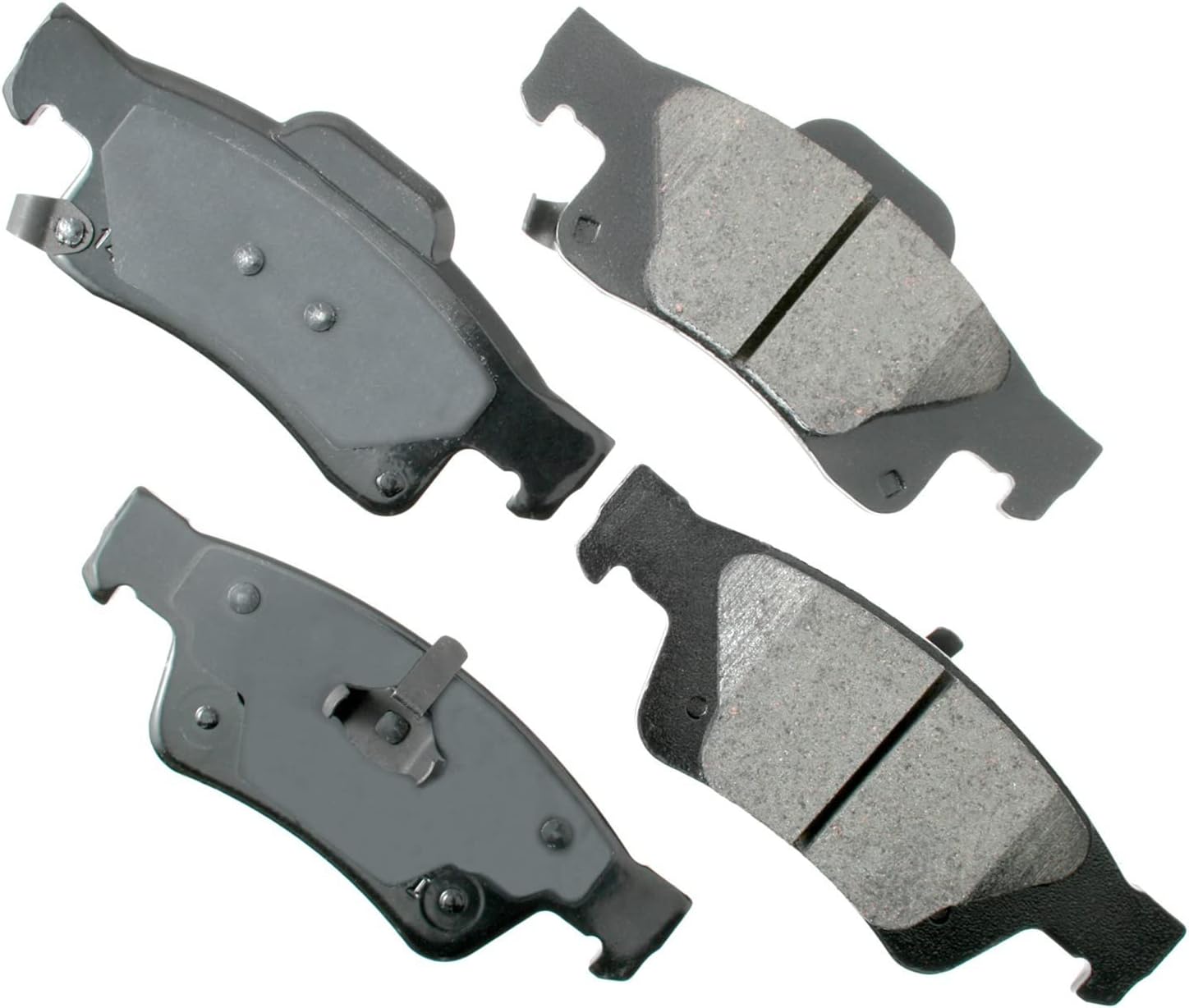 Akebono-ACT1498 Ultra Premium Rear Brake Pads, GREY