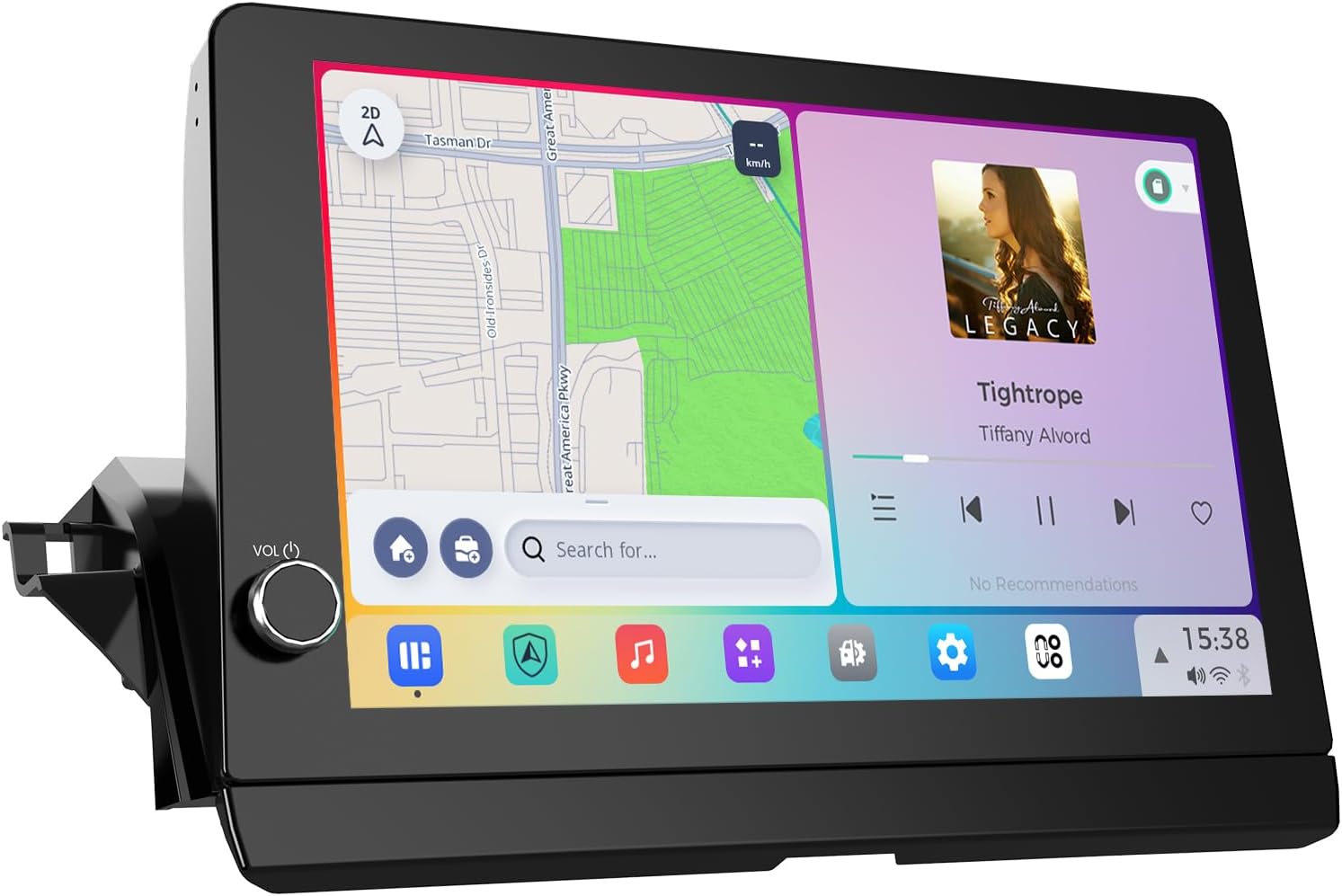 11.6'' Car Stereo for Toyota Camry 2021-2023, with Carplay & Android Auto, 8+256GB Radio, 2K Screen, DTS, BT 5.0, Gyroscope, HD Video Output, Vivid 13, 360 Camera