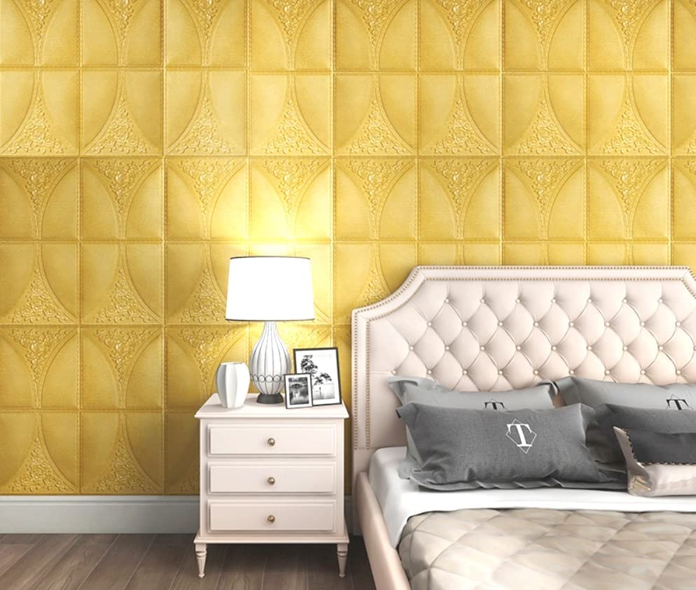 Image of Jig-Tik 70 x 70 CM Brick Wallpaper 3D Wall Panel | Self-Adhesive Waterproof Foam Wall Sticker | Peel & Stick Decor for Home, Bedroom & Living Room