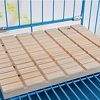 Vista 6 de Litewoo Juguetes masticables de madera para el cuidado de los dientes y garras de la tabla de arañazos de conejo, chinchilla, cobaya, conejo