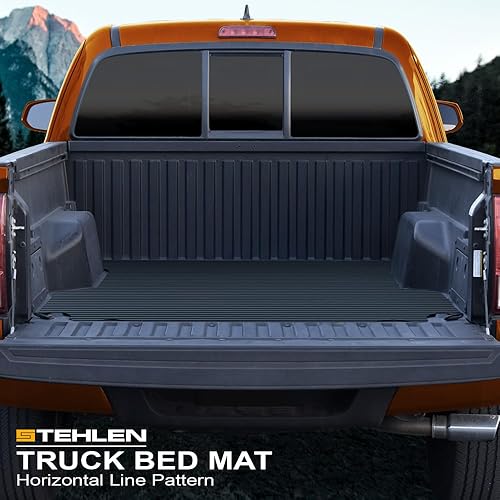 Miniatura 4 de 642167828877 Compatible con Dodge 2000-2010  Ram Dakota 2011 de 5.5 pies (66 pulgadas) Línea horizontal de goma para caja de camioneta v2 - Negro