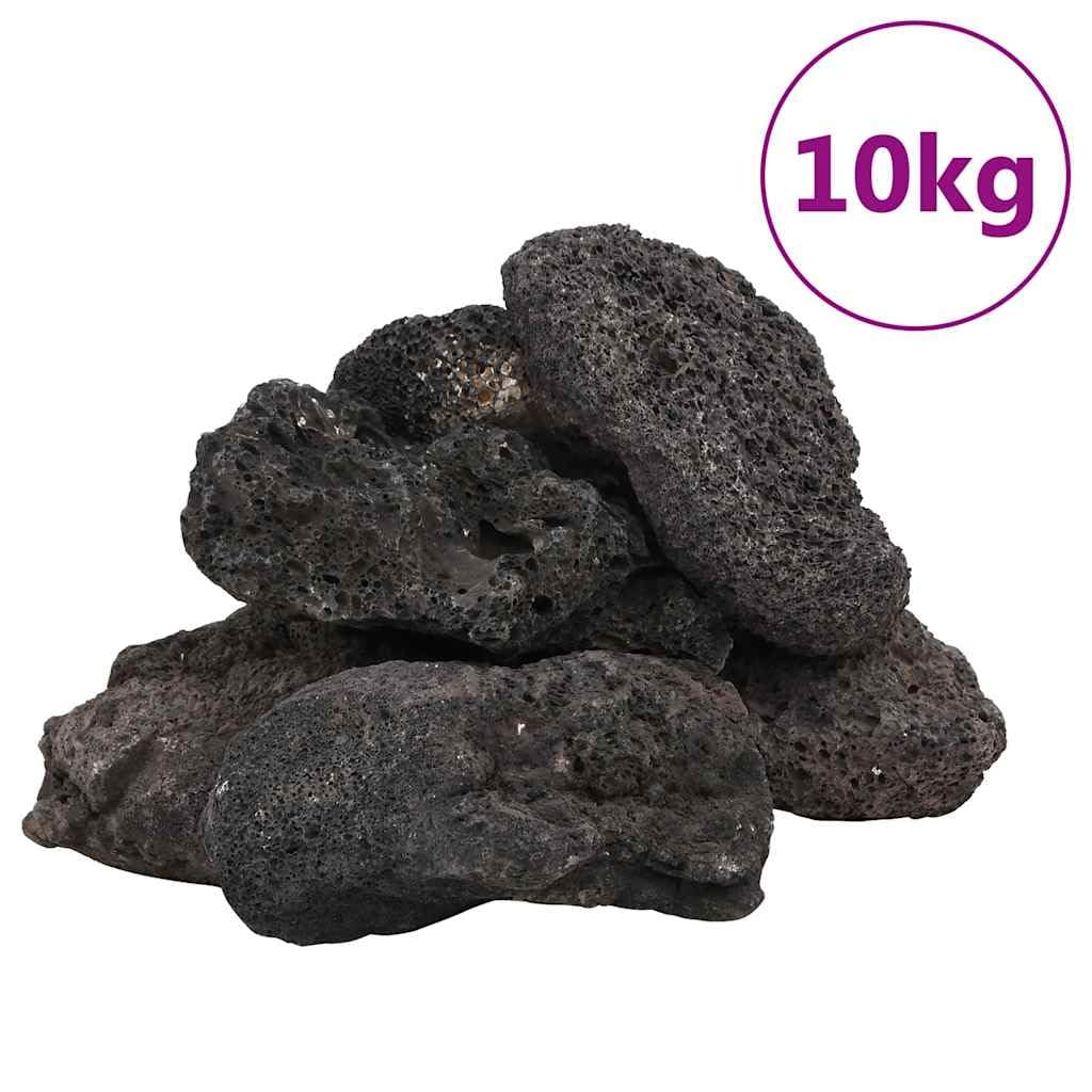 INLIFE Lavagranulat 10 kg Schwarz 10-30 cm,Tier- & Haustierbedarf,Haustierbedarf,Aquaristik,Aquariumdekoration,Schwarz,10.8 KG,3217188