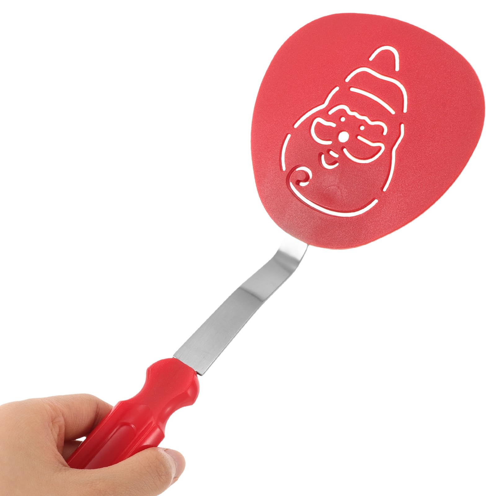 Homoyoyo Utensilios de Cocina Navideños 4 Piezas Espátula de Nylon Resistente al Calor para Hornear y Servir Regalo para Aficionados la Cocina