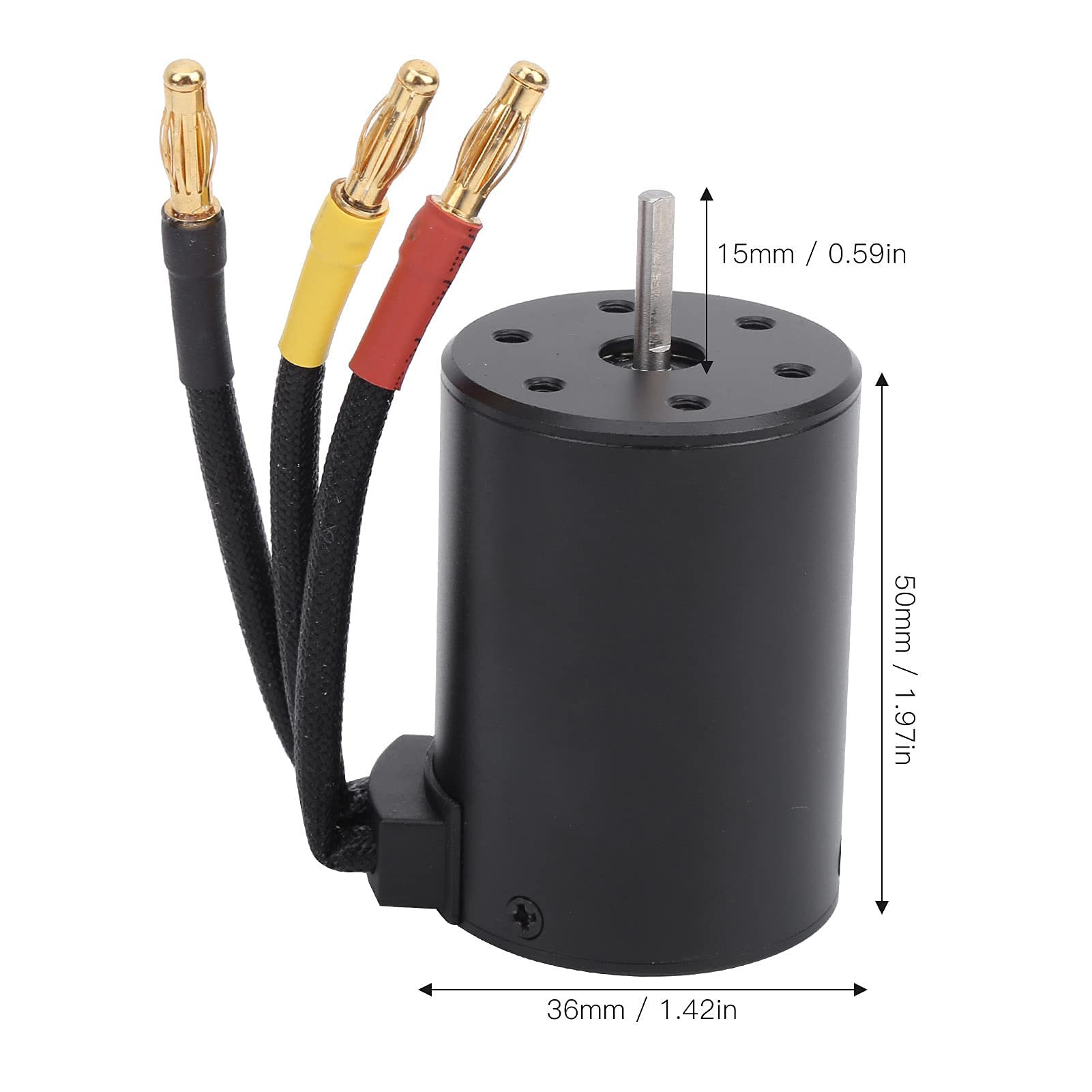 Silnik 3650 2300KV + 120A bezszczotkowy ESC + karta programu + zestaw radiatora do samochodu 1/10 RC