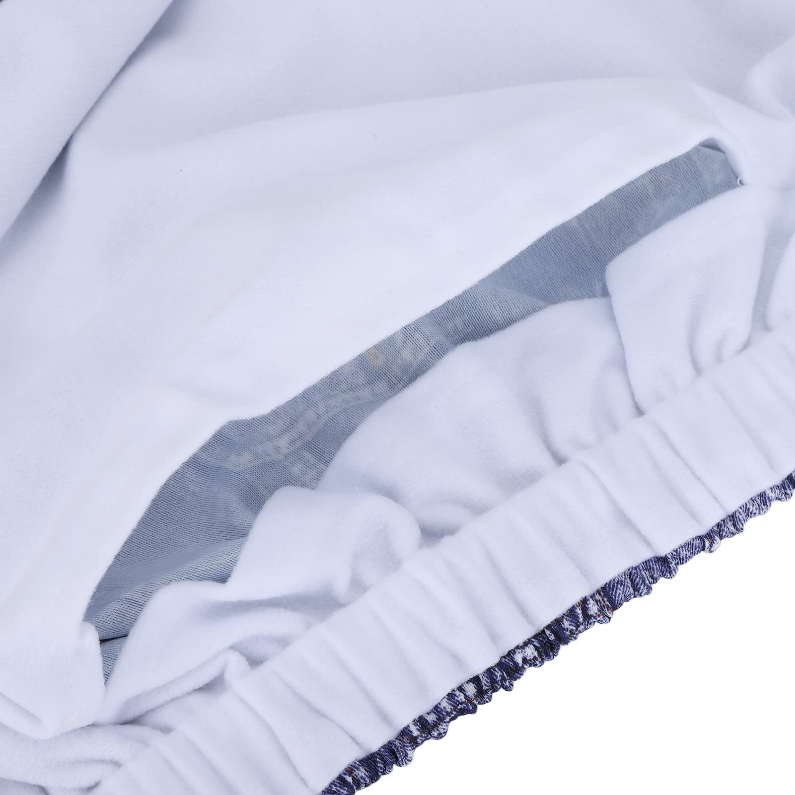 Dioche Couche Lavable Réutilisable pour Adultes, Couche Lavable en Tissu, Couches Imperméables de Protection contre L'incontinence des Personnes âgées avec Attaches à Crochet