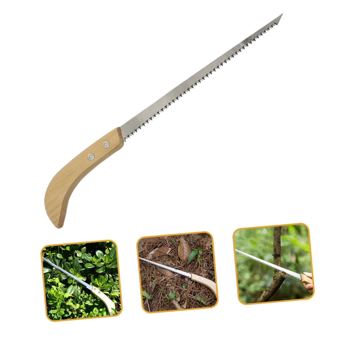 BESTonZON 3 Ensembles Scie À Main De Jardinage Scie De Camping Ergonomique Pour Élagage Coupe Outils Pratiques Pour Jardinage Activités Plein Air 2 Pièces * 3
