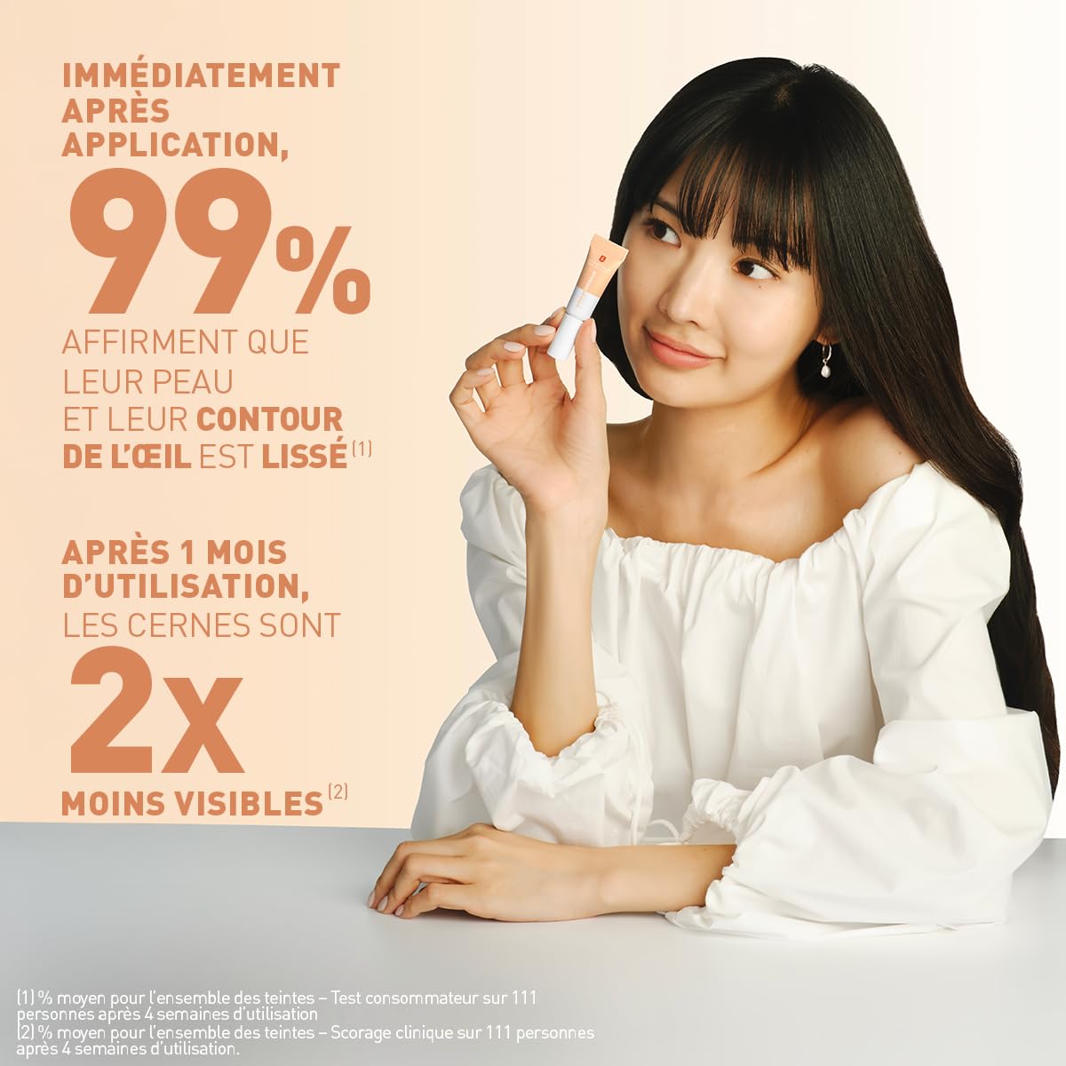Erborian - Super BB CONCEALER - Anticernes-Soin Haute Couvrance Enrichi en Niacinamide et SPF 25 - Correcteur Yeux Hydratant, Fini Naturel - Cosmétique Coréenne - Doré 10ml