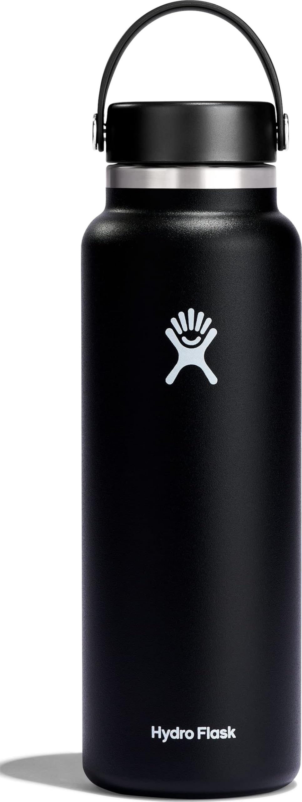 Hydro Flask Water Bottle - Insulated Stainless Steel - Wide Mouth Flex Lid, Non Spill, Leakproof and Refillable in 40 Oz