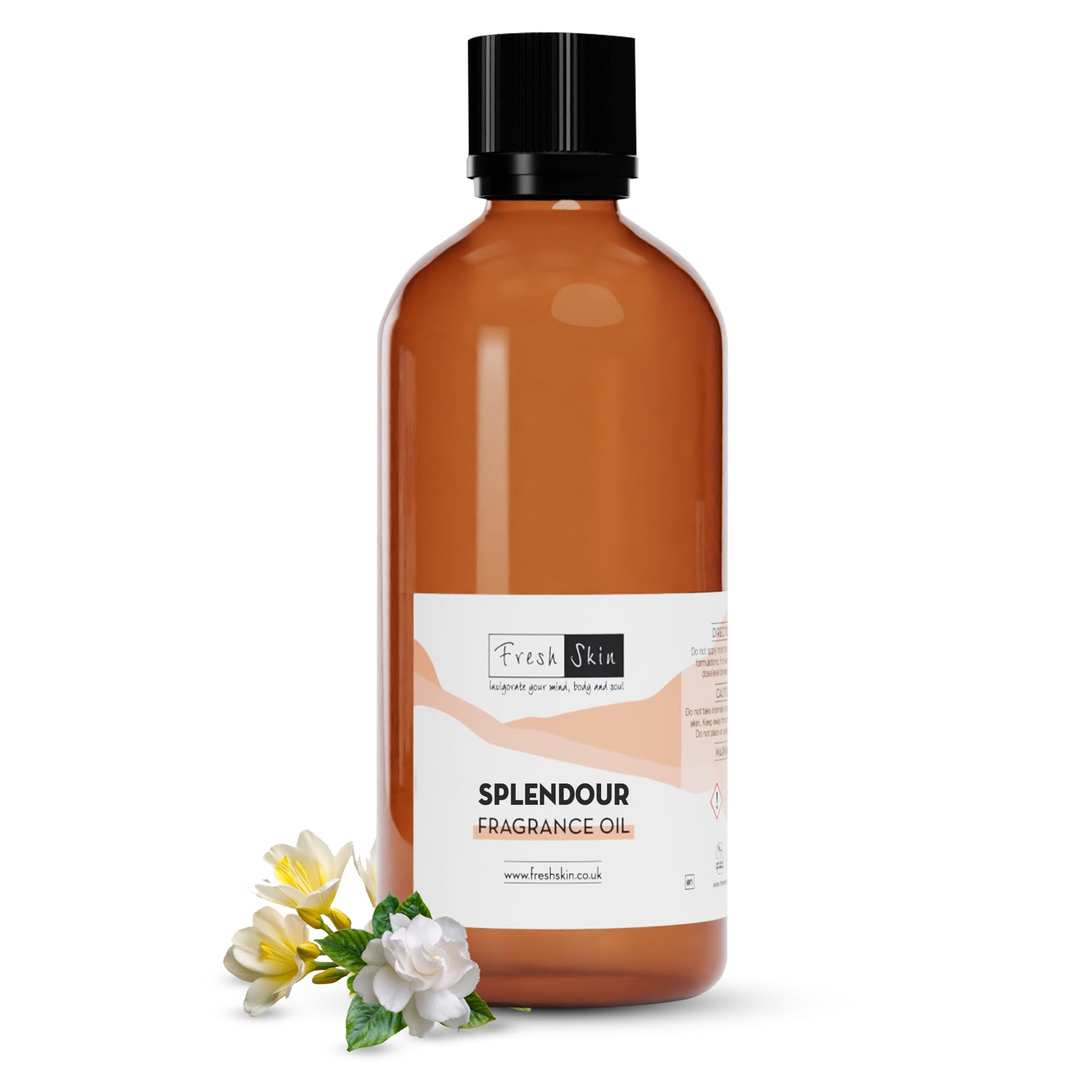 Freshskin Beauty LTD | Splendour Fragrance Oil 100ml - Candles, Bath Bombs, Soap Making, Reed Diffusers & Wax Melts - Cosmetic Grade - Vegan Friendly - A Rich, Complex, & Long Lasting Scent!