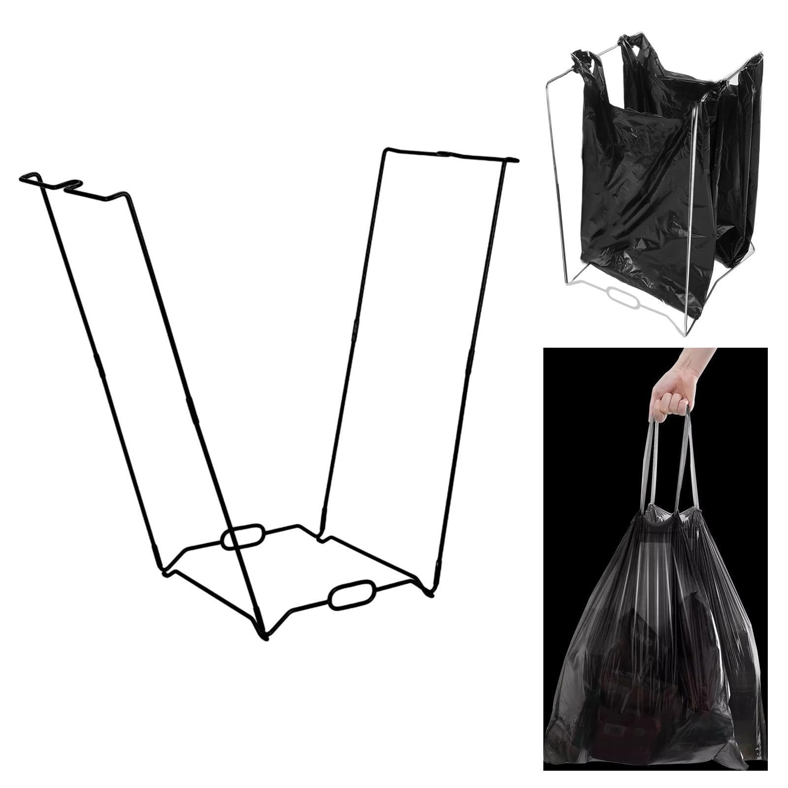Soporte para Bolsas de Basura de Jardín. Accesorios Versátiles para Recoger Hojas Y Hojas de Jardín.