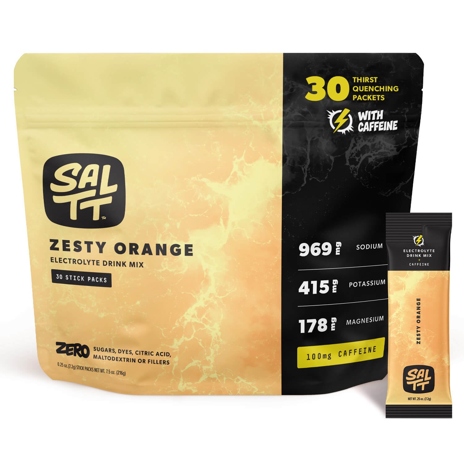 Amazon.com: SALTT Electrolytes Powder Packets (Zesty Orange - With