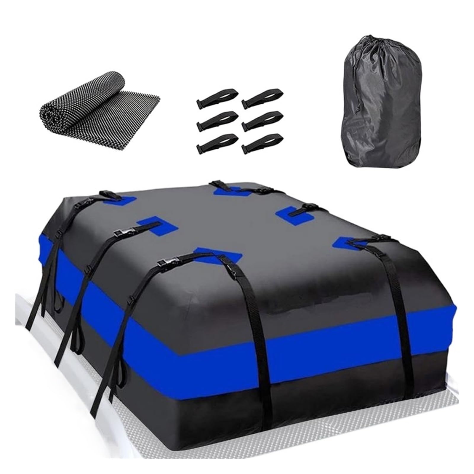 Box dachowy Bagaż na dachu 15 stóp sześciennych Top Bagażniki Bagażniki Soft-Shell Torba na dach samochodu Torba górna samochodu Wszystkie o dużej pojemności, do podróży