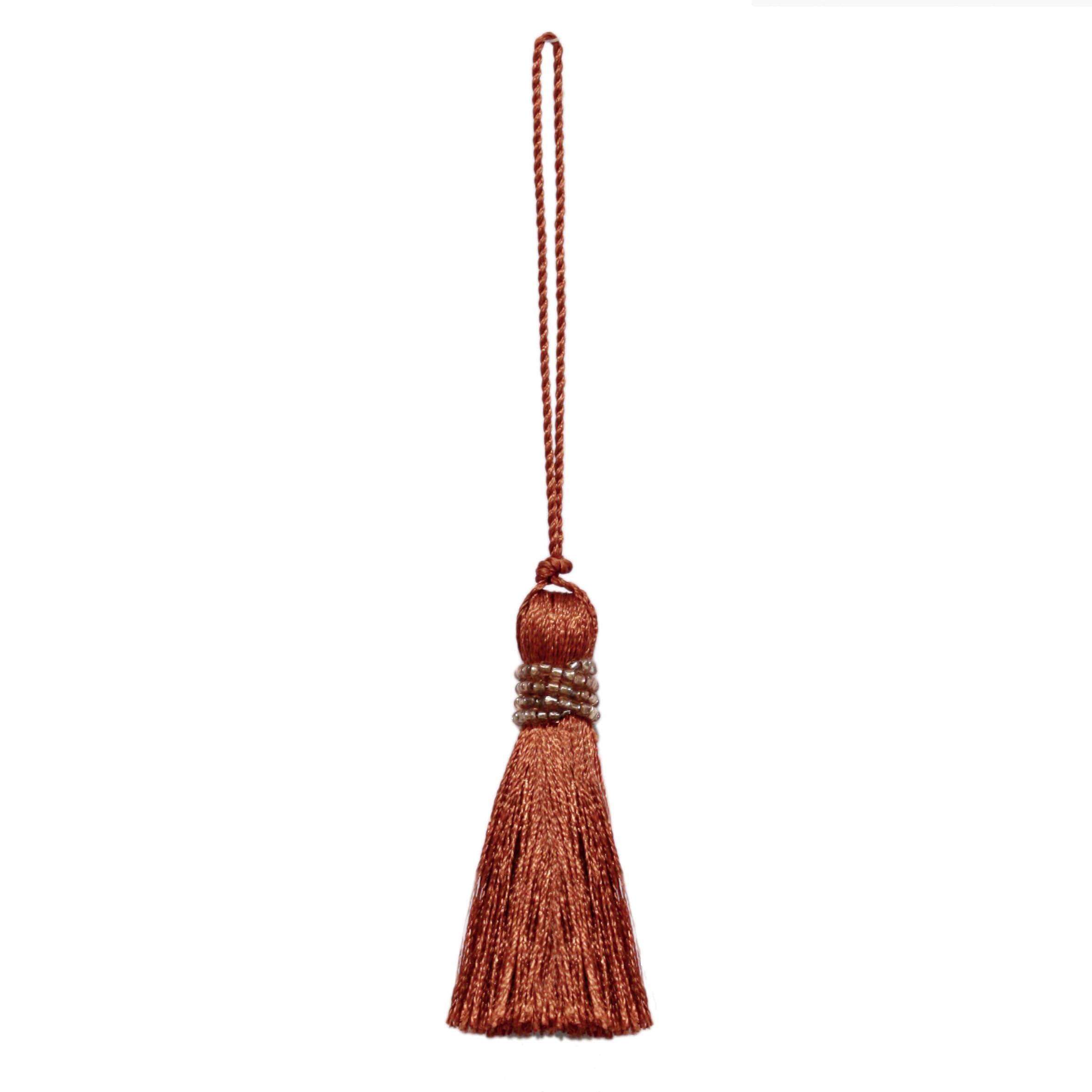 Jones Interiors Orange Milly Key Tassel - By M & J Interiors