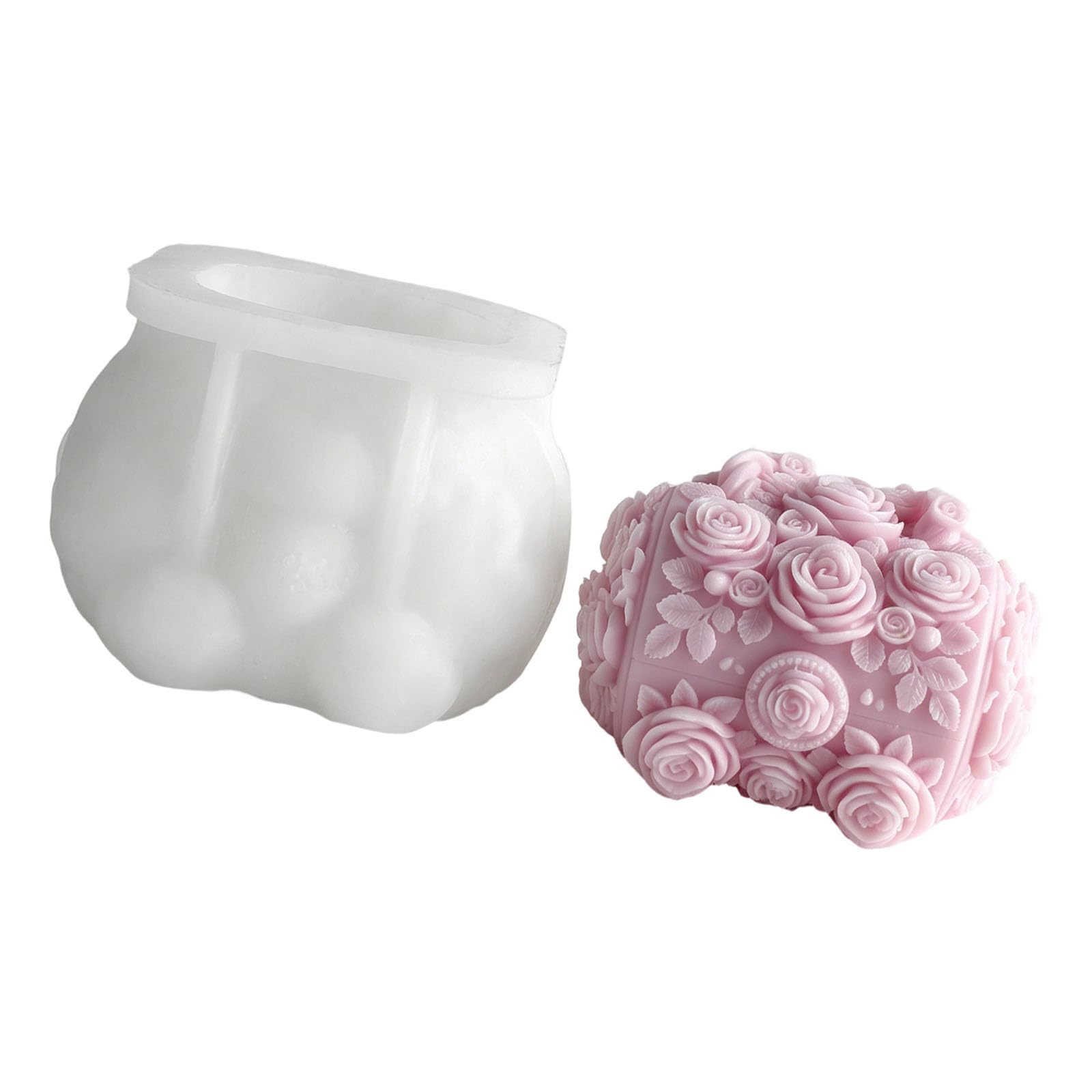 HZBB Handbag Embossing Silicone Molds for Resin Casting Making Soap Gypsum Ornament Home Decoration Flower Relief Elastomer Cast