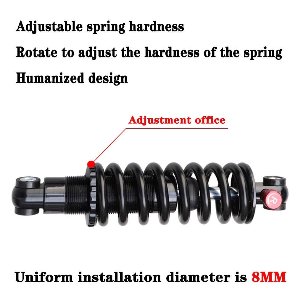 Amortiguador Trasero MTB XC Soft Tail Amortiguador de Bicicleta de montaña 150 mm GS-221A Amortiguación Ajustable MTB Suspensión de Resorte de Aceite Viaje 50 mm (Tamaño: 100 Lbs)